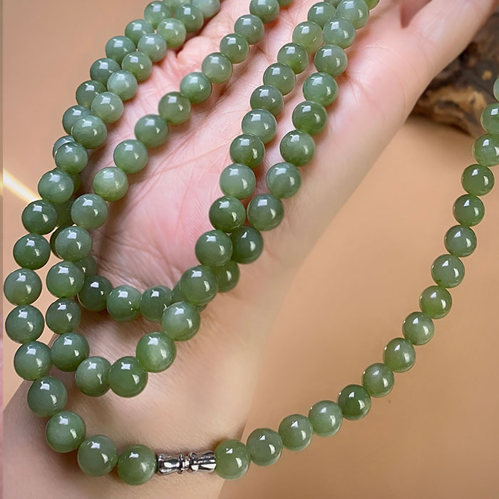 2888（ZY888-507）和田玉时尚百搭7 和田玉妈妈链/多样性发/一件