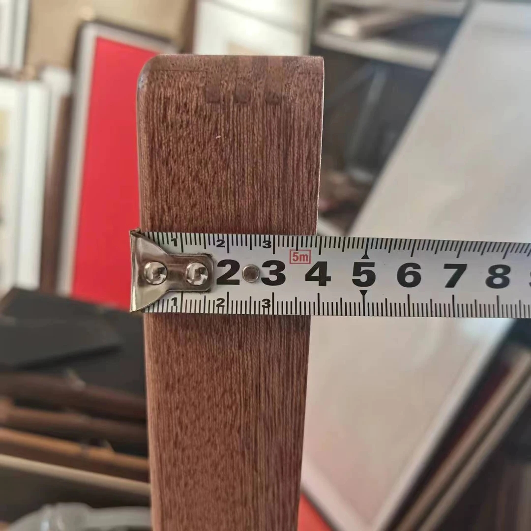 俊——展览用4公分50x160乌檀木画框【画芯四尺对开大装裱框】无卡纸