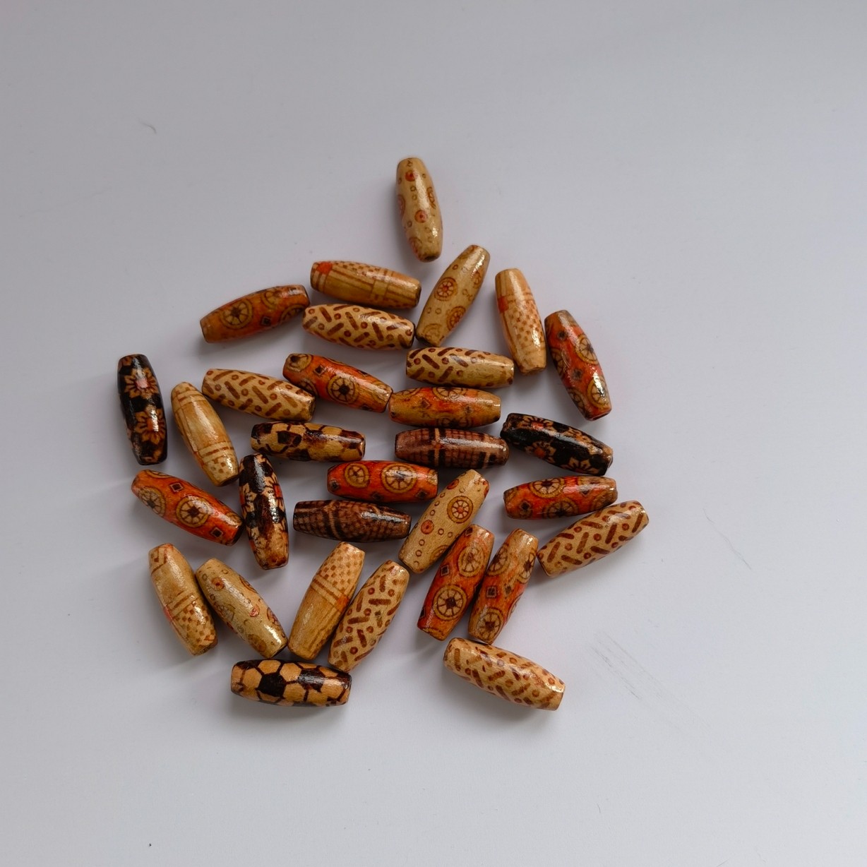 【久洋优选】高端印花米珠混色手工DIY米珠