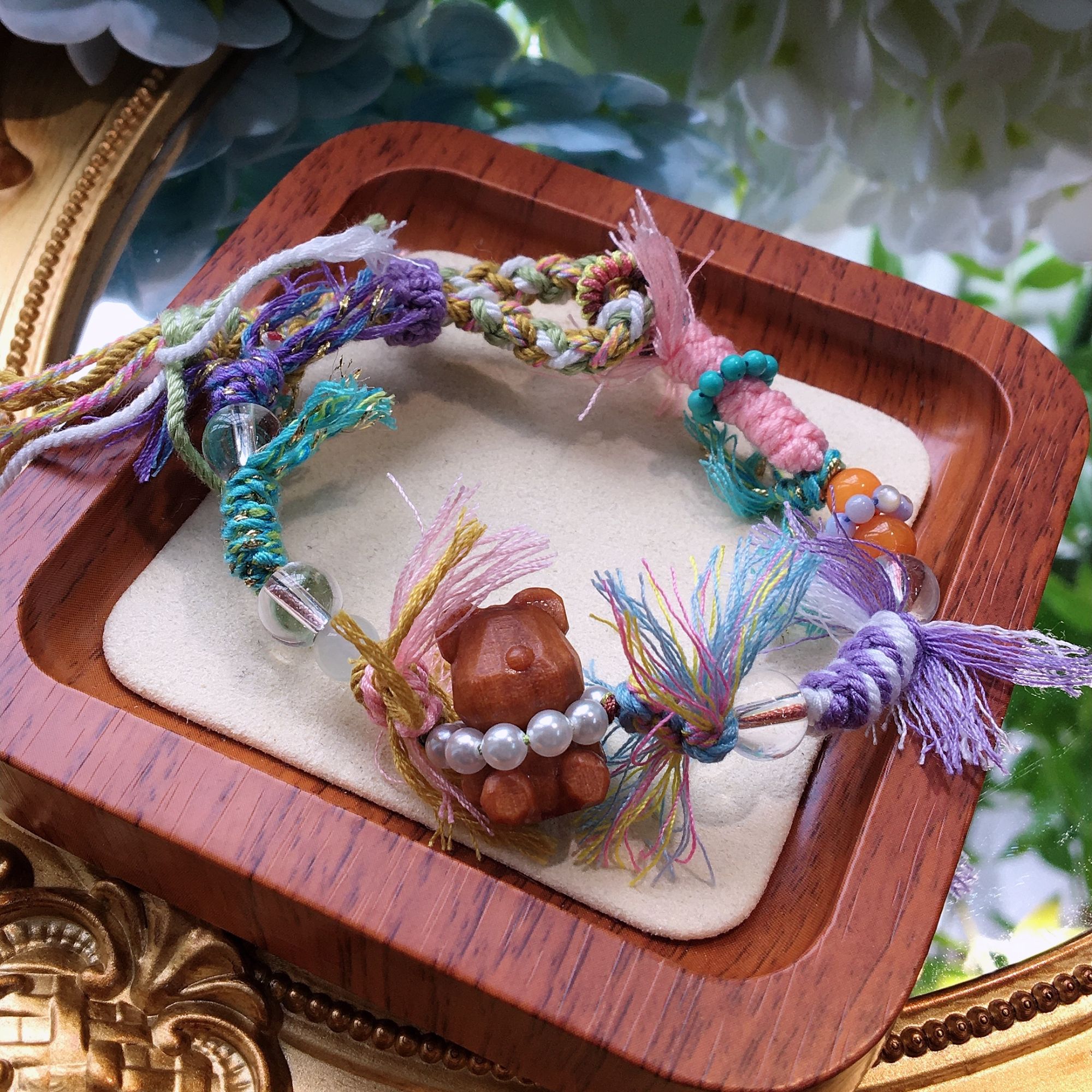 合成金属手链 编织古风复古纯手工仙女民族风时尚DIY手串