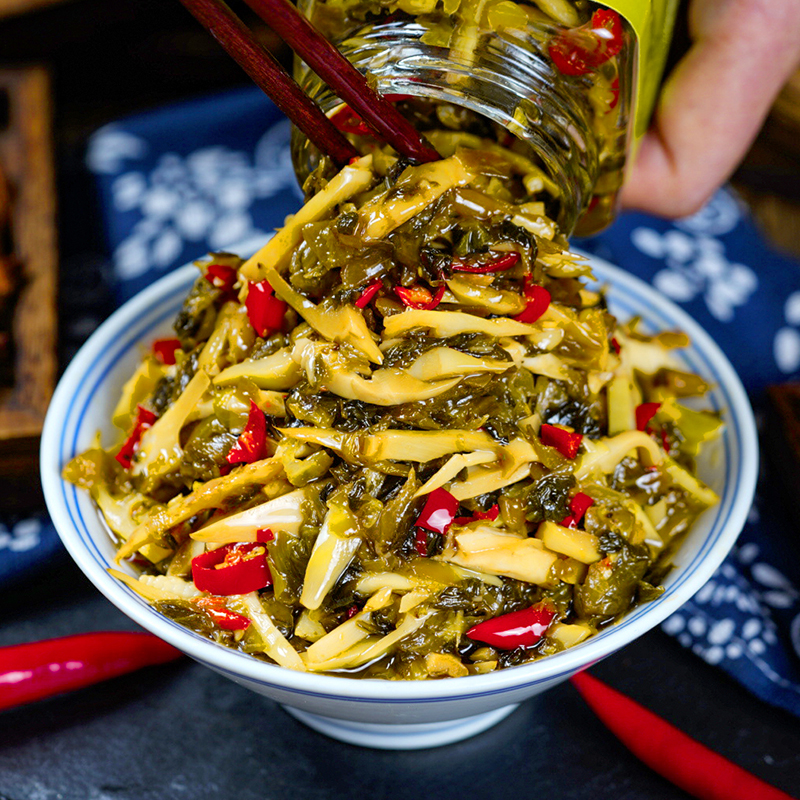 食当头江西手工外婆菜笋丝梅菜手工制作爽口开胃咸菜罐装下饭菜