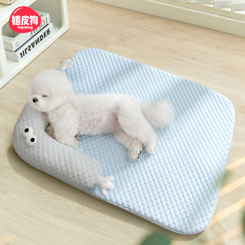 [达人]宠物凉窝凉垫凉感冰豆豆睡垫猫狗通用可拆洗柔软防滑潮4672
