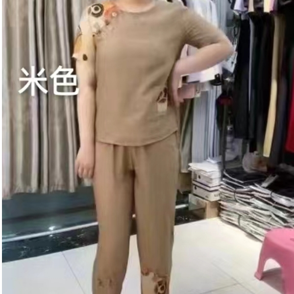 夏季新款女士百搭套装两件套 23826 F46
