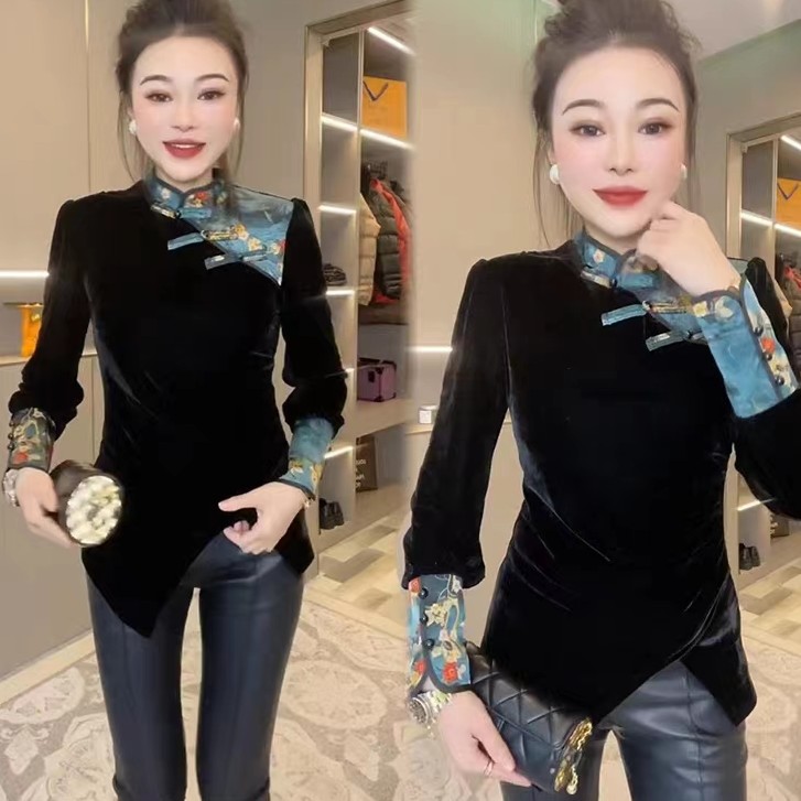 秋冬新款女士国风小衫  1772  HY177