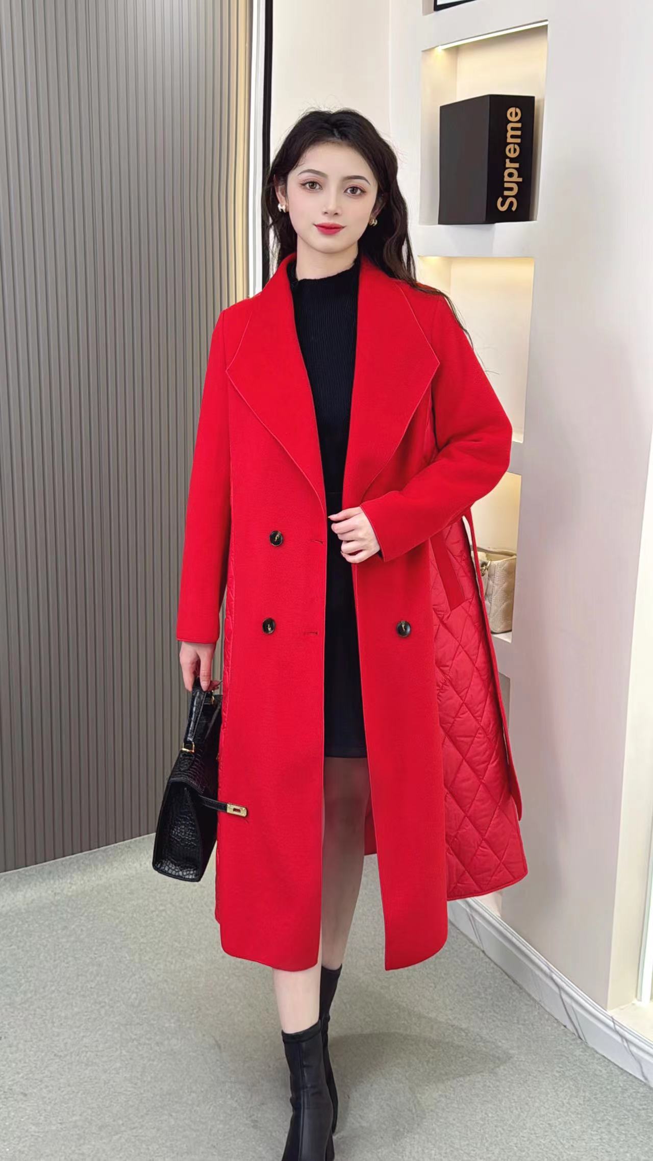 春装新款拼接中长款外套 9302 二楼