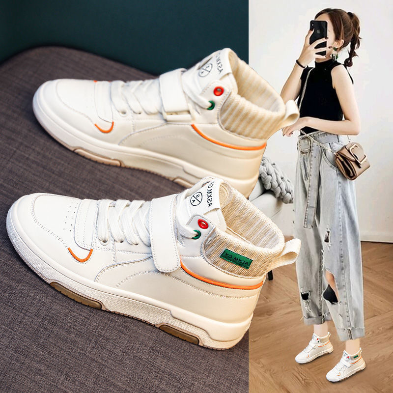 红蜻蜓牌真皮小白鞋女2023秋冬新款爆款潮流百搭韩版休闲透气平底