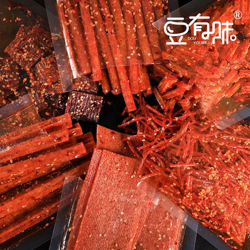豆有味湖南特产辣条休闲零食大礼包儿时回忆辣片手工怀旧小吃