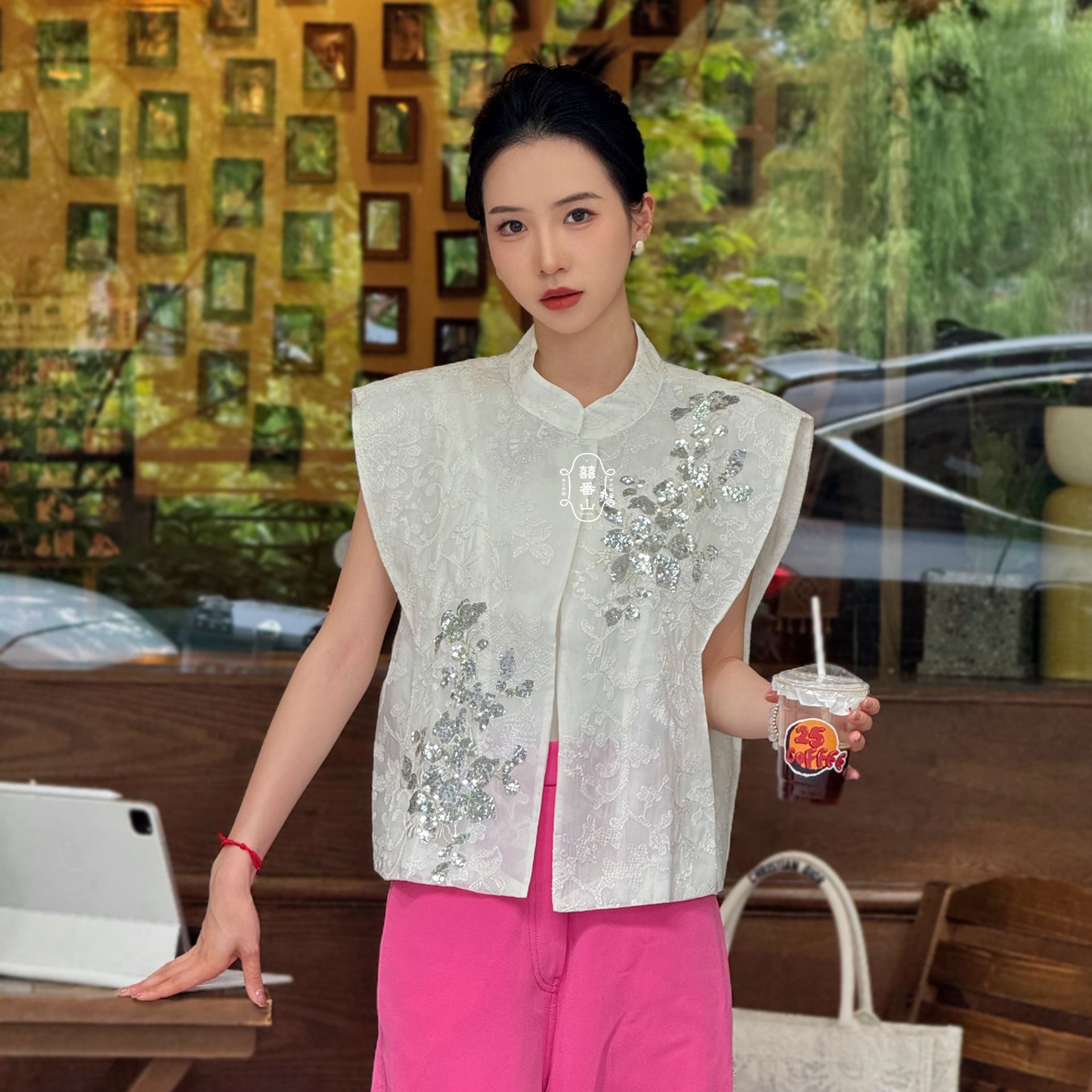【囍番山·2024·夏季】白月光·新中式马甲
