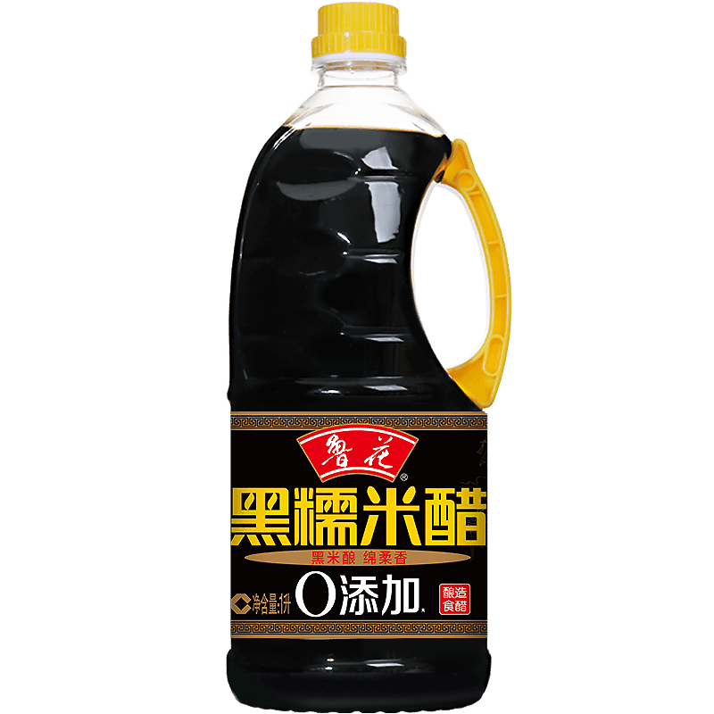 鲁花黑糯米香醋1L酿造食醋固态发酵凉拌炒菜营养风味厨房调味品