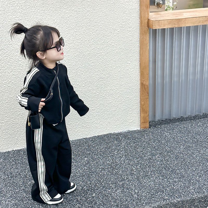 童装女童秋装套装网红衣服洋气20244新款春秋儿童运动服时髦韩版
