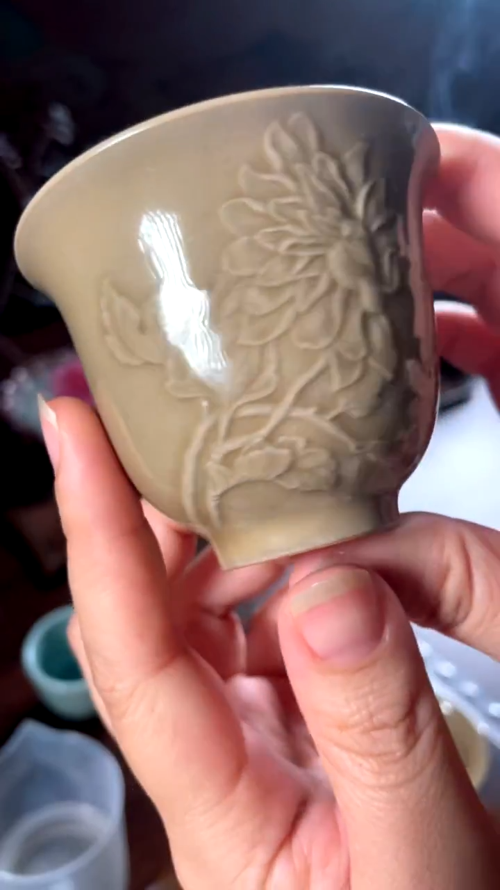 【闪购商品】龙泉青瓷杯盘盖碗壶78