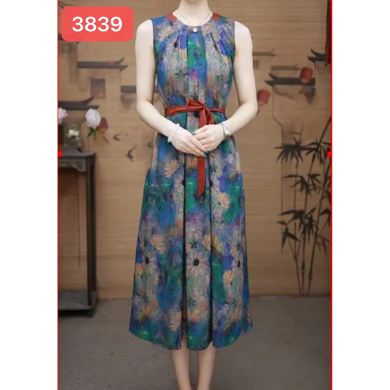 3839-30新款舒适时尚休闲连衣裙