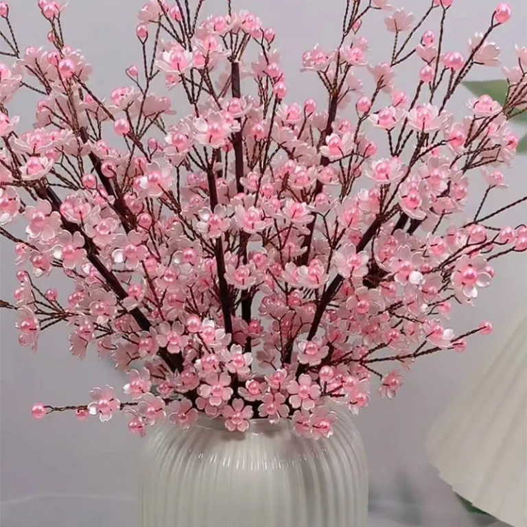 【福利款】浪漫樱花 材料包套装diy手工串珠装饰花束