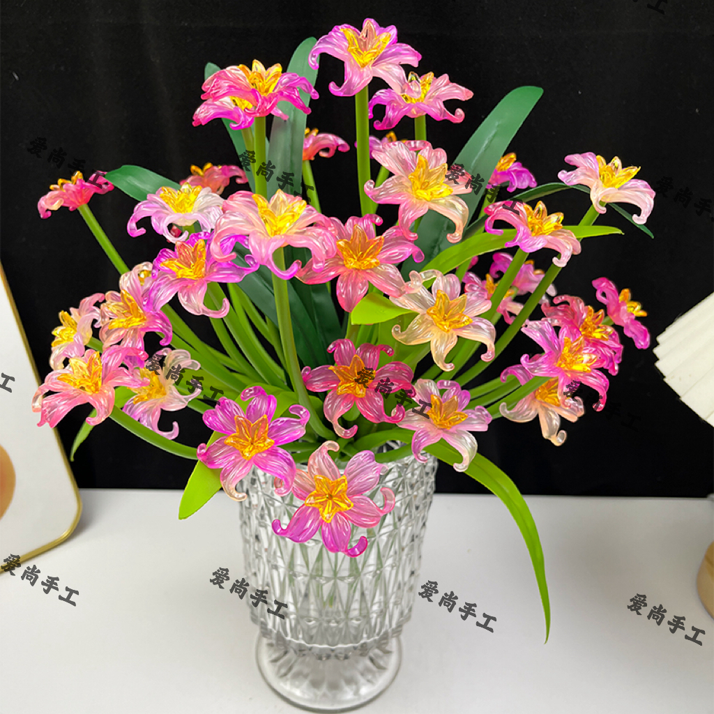 渐变水仙花 材料包手工DIY制作礼品摆件