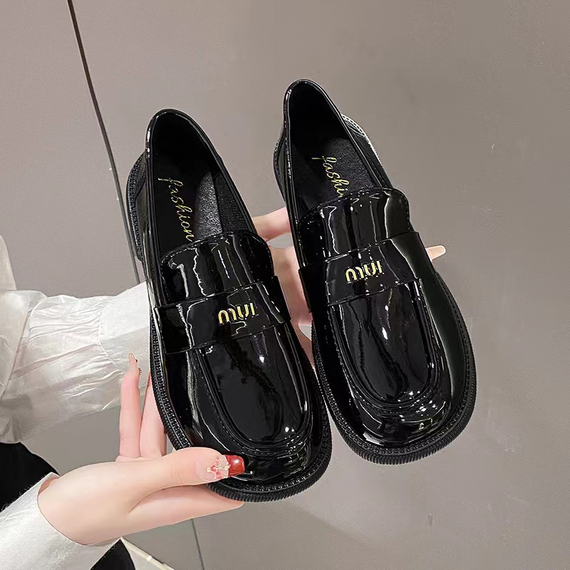 【粉丝专属】z2024新款真皮透气橡胶防滑底时尚百搭软底乐福鞋h777