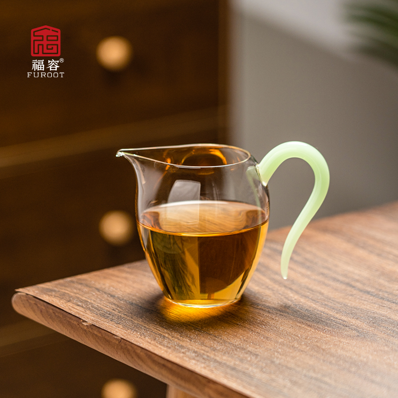 福容雅韵公道茶杯茶壶杯分茶器家用耐热加厚纯手工防烫把茶具