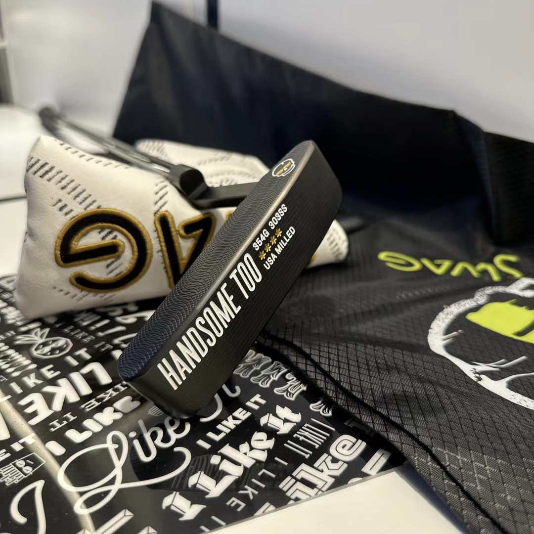 Swag高尔夫球杆推杆HANDSOME TOO 黑色特定款一字直条果岭杆 正品