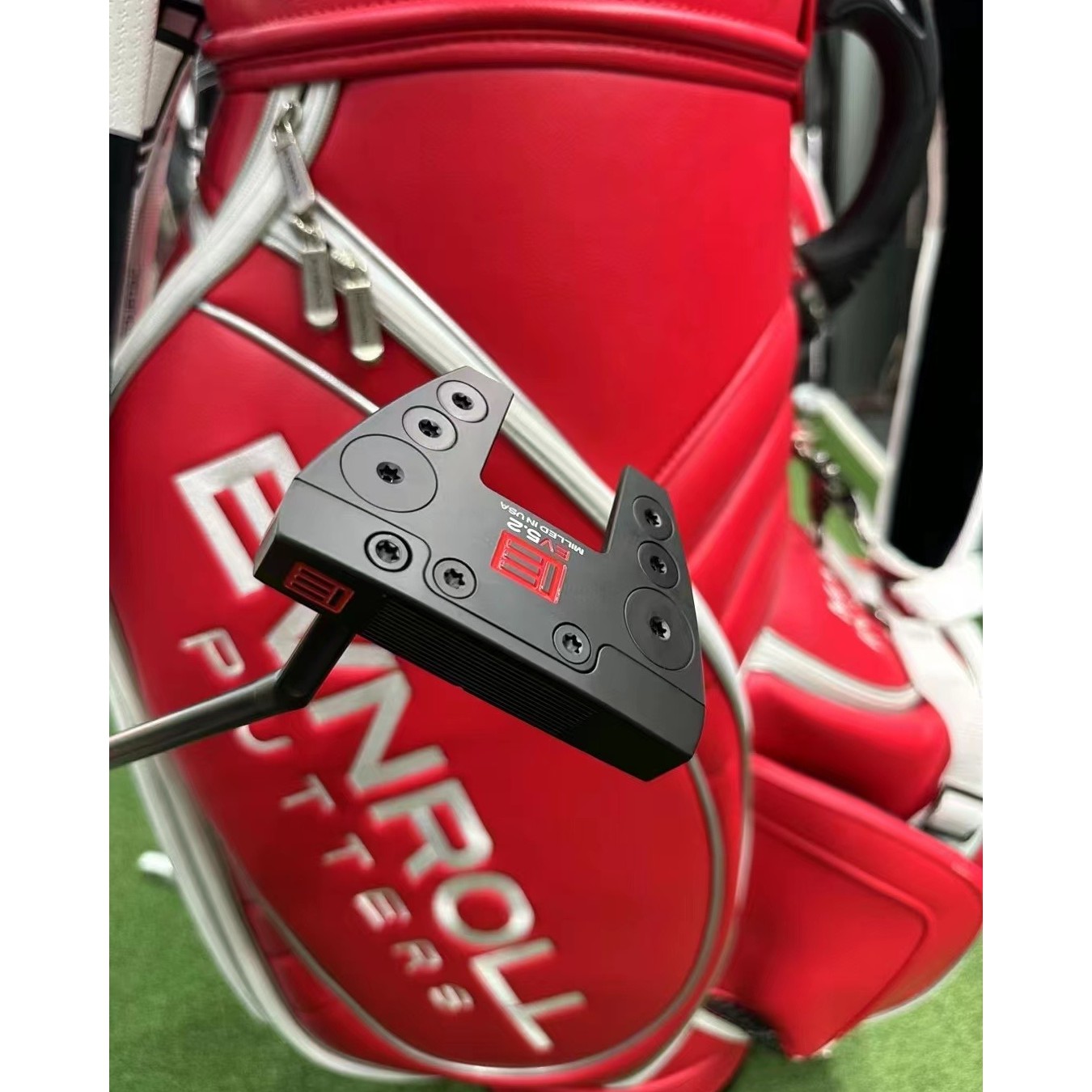 EVNROLL高尔夫球杆推杆EV系列大头牛角直条不锈钢超高MOI稳定推杆