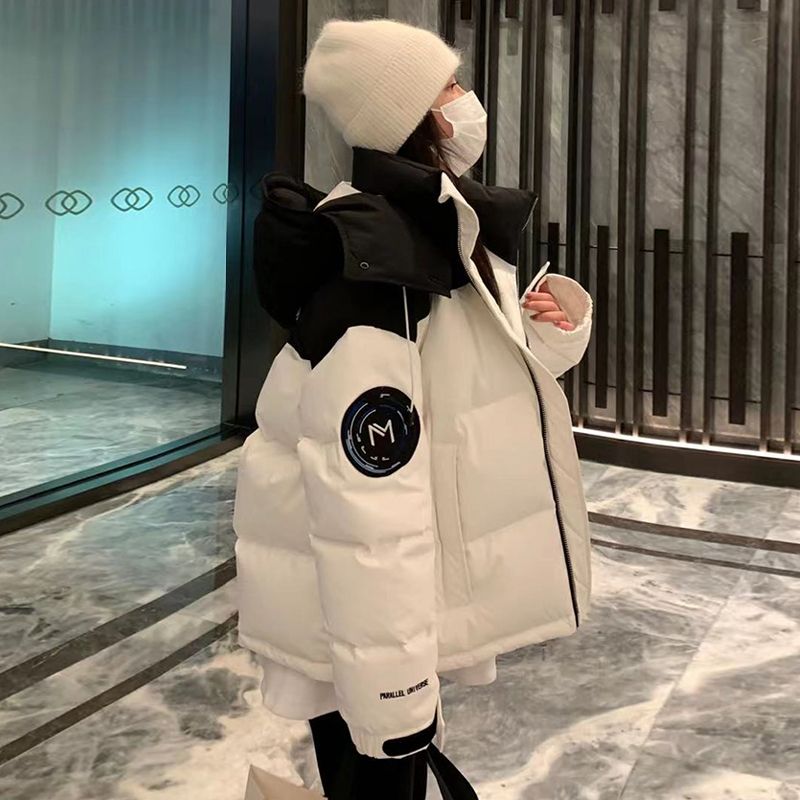 羽绒服棉袄新款2023爆款羽绒女小众设计感工装