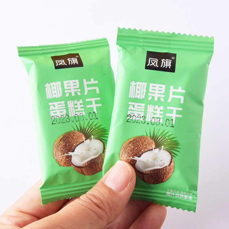 凤旗椰果片蛋糕乾坚果鸡蛋饼乾乾酪小包装代餐零食整箱混合下午茶