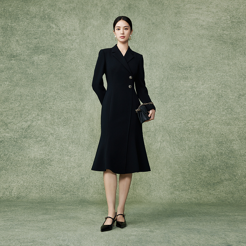 2024年秋冬新款气质时尚轻奢连衣裙-MOFD01WOP011B11