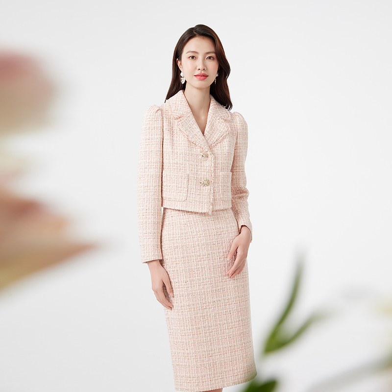 【孤品福利】新款半裙-MJEA02WSK702P01套装小香风粗花呢/zb