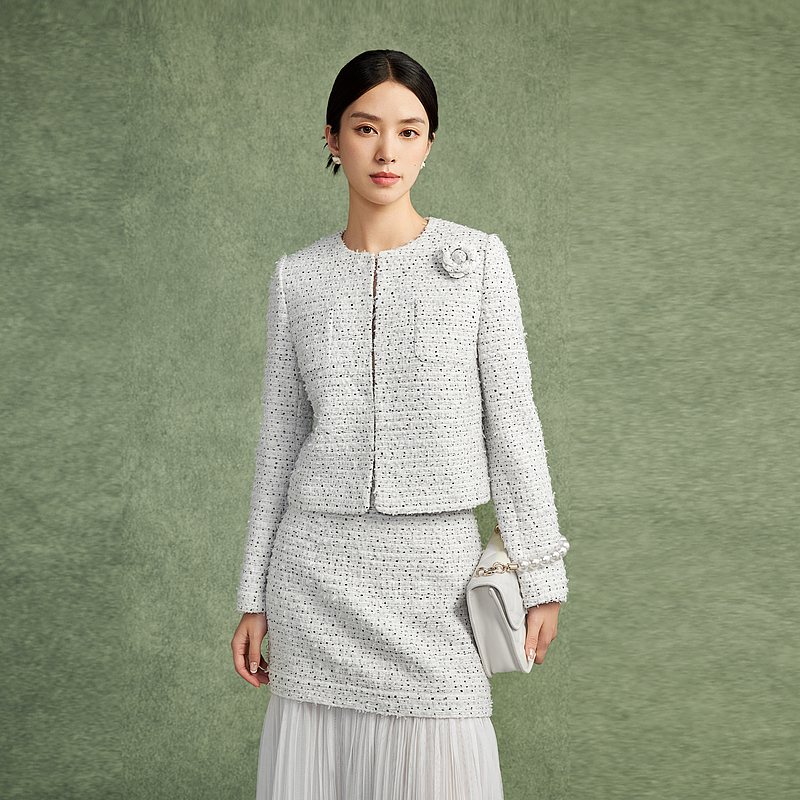 【李老板专属】繁星赫本小香风短外套计感独特款上衣-MJFD06WJK718W