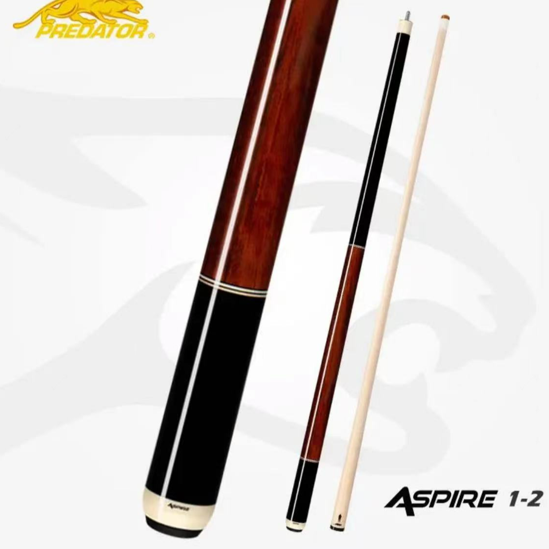 predator/美洲豹 渴望系列中式黑八台球杆大头杆结构枫木