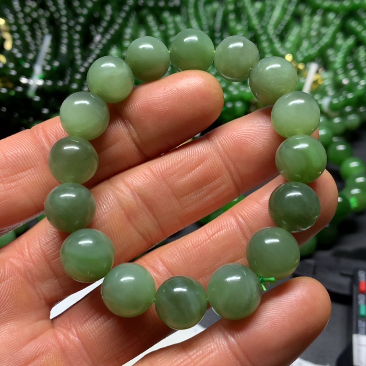 【闪购商品】和田玉（碧玉）手串未镶嵌
