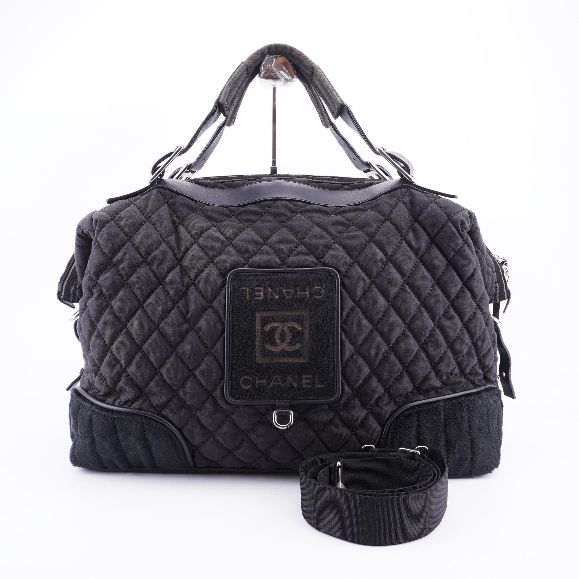 95新  中古香奈儿Chanel xxl大号sport机场包斜挎包46/31/24 F121