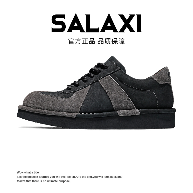 SALAXI/莎莱茜 2025冬季新品潮牌经典高级百搭男女款复古德训鞋
