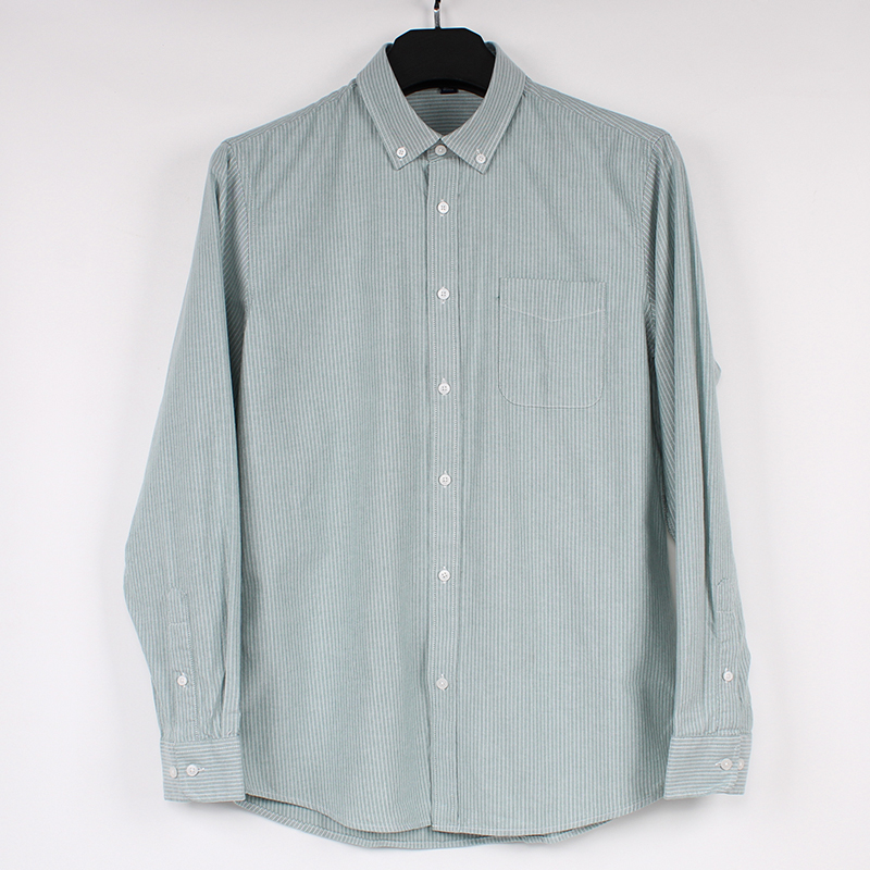 【专柜品质】春夏男士男款长袖衬衫棉衬衣吸汗透气条纹百搭