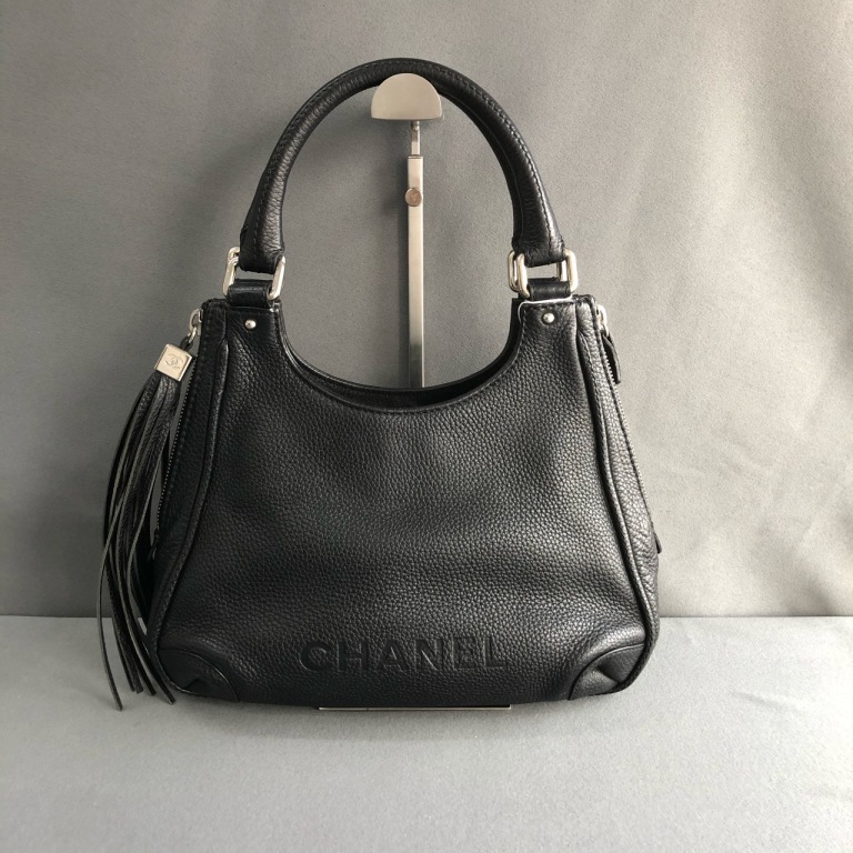 95新 Chanel/香奈儿  拾锦奢品 CHANEL外缝线流苏手提腋下包  