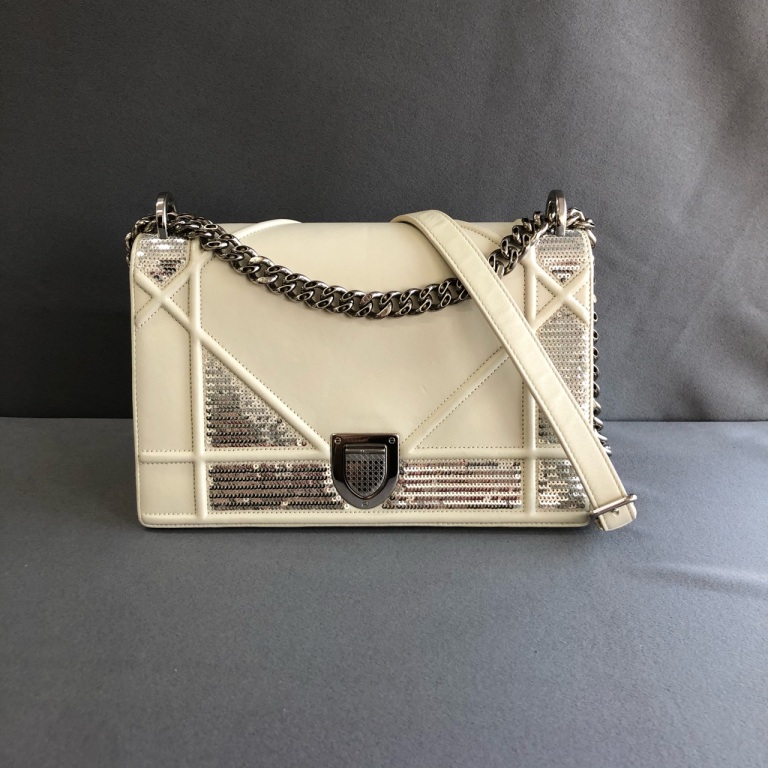 95新 GUCCI/古驰  拾锦奢品 Dior迪奥盾牌链条单肩包