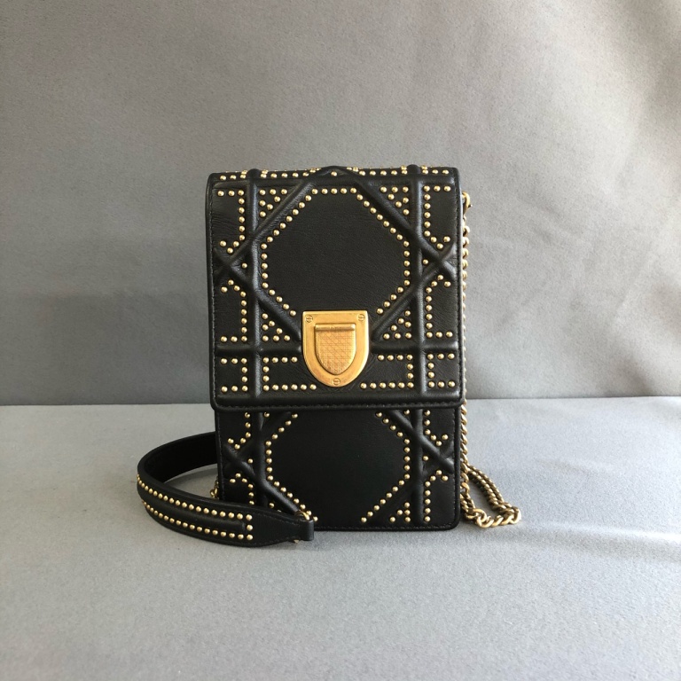 95新 DIOR/迪奥  拾锦奢品 Dior迪奥盾牌链条单肩包