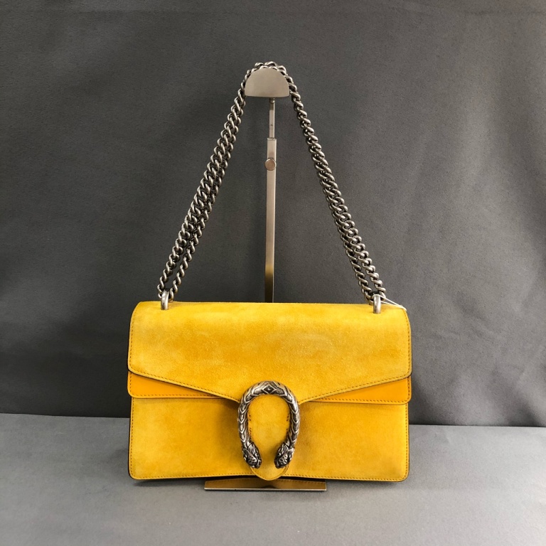 95新 GUCCI/古驰  拾锦奢品  GUCCI古驰酒神链条单肩包 