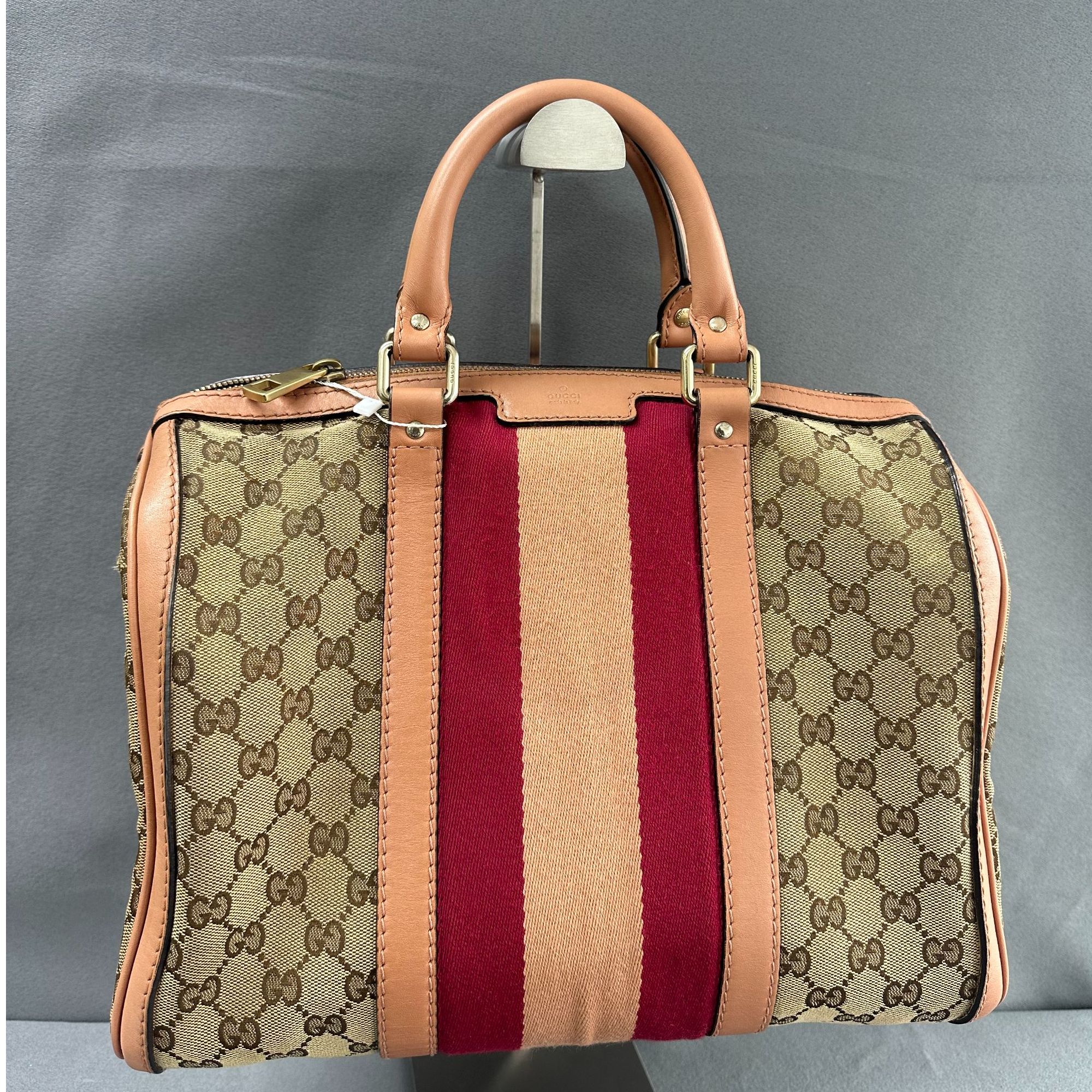 95新 GUCCI/古驰 95新 拾锦奢品  古驰波士顿手提包