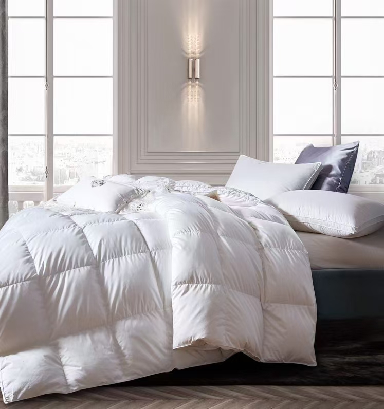 【蓬松度FP800+】5A级95%绒子含量白鹅绒被加厚羽绒被冬被柔软