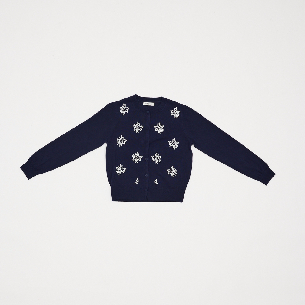 COEMES 24秋冬新品提花针织开衫