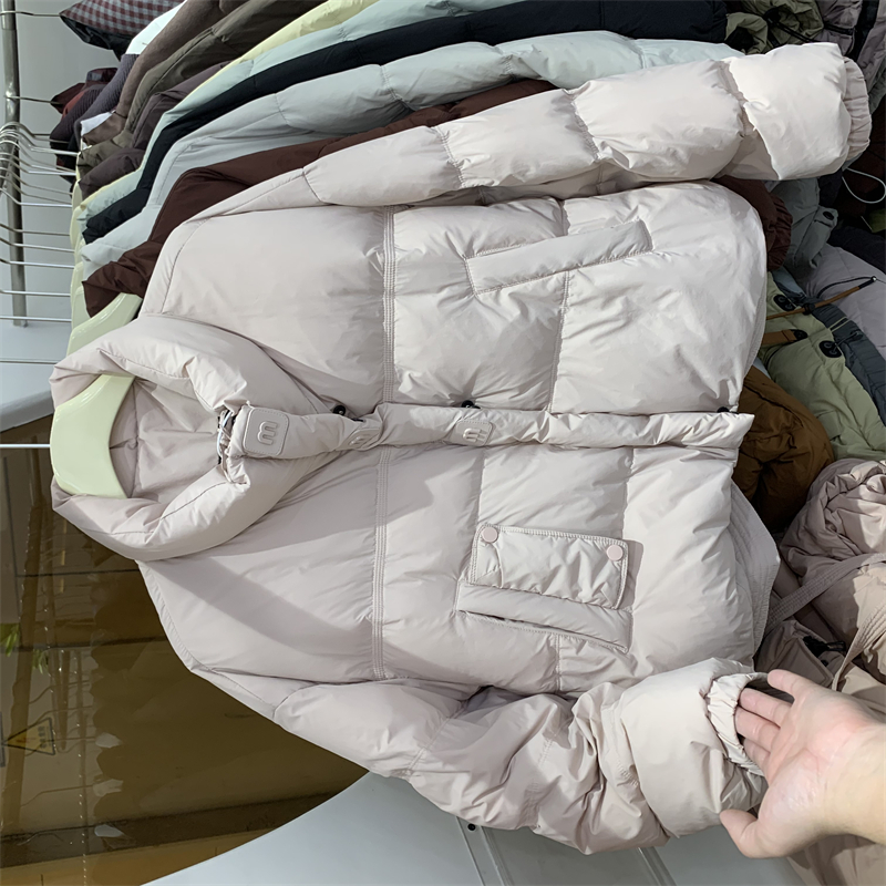 韩版高腰显瘦棉服女2024冬季新款高级感立领长袖棉衣面包服潮百搭