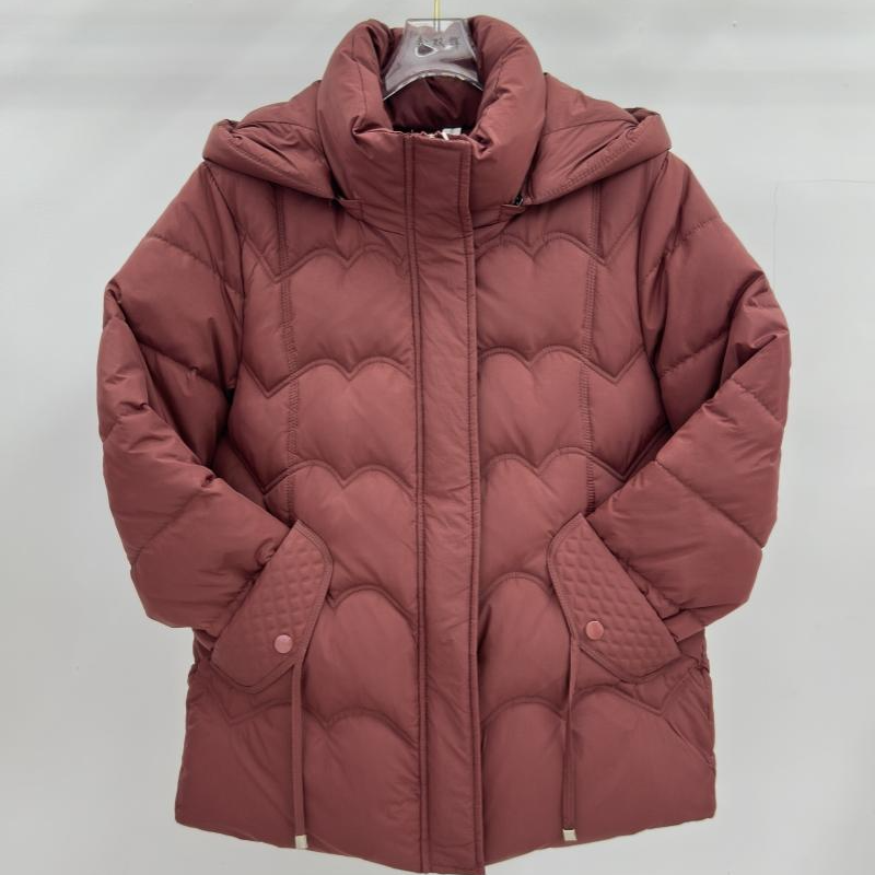 时尚中年妈妈冬款洋气常规款棉服2024新款百搭中老年保暖棉衣女款