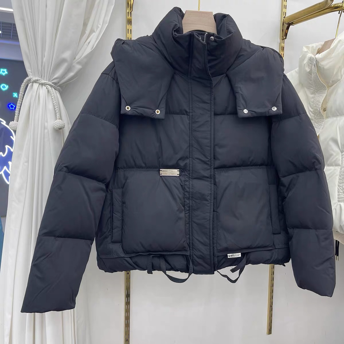 2024小个子连帽短款棉服女冬新品洋气宽松显瘦保暖面包服百搭时尚