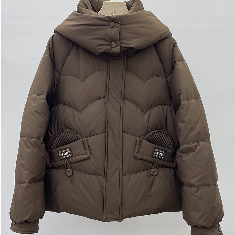 小个子妈妈棉服冬季2024新款中年女士洋气时尚加厚棉衣百搭设计感