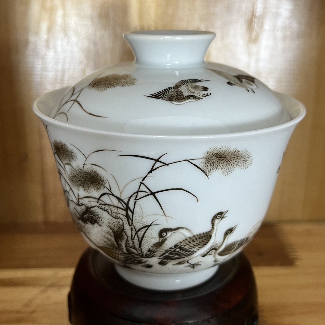 省级老师邹玉霞作品《芦雁》