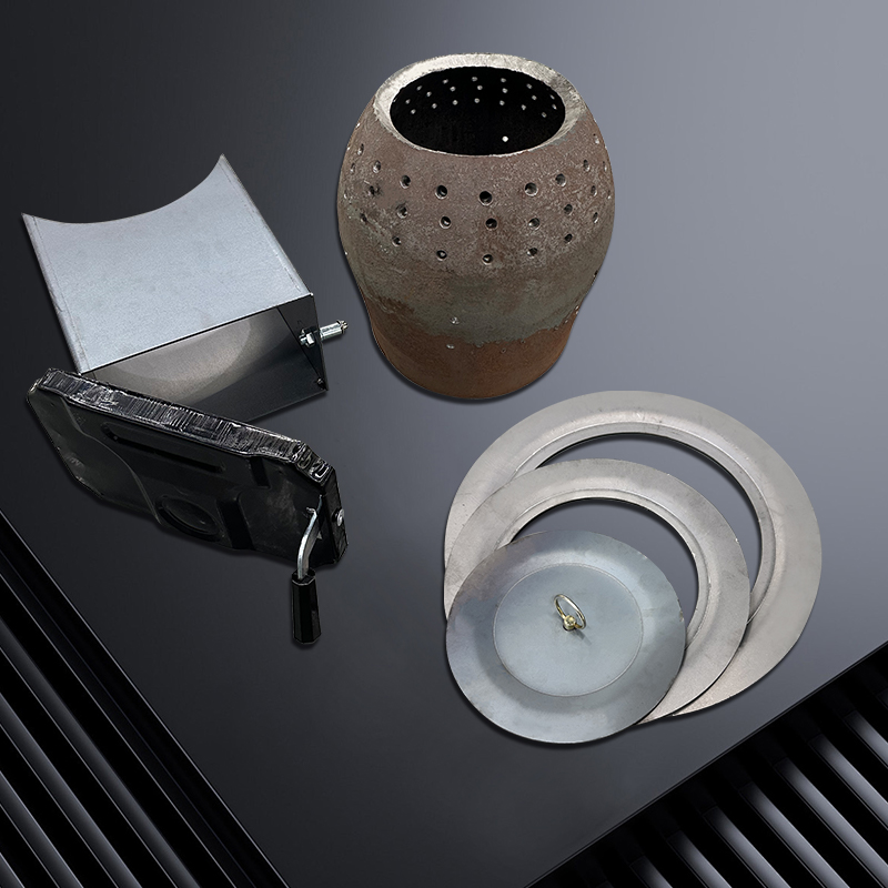 气化炉改装加厚三件套【炉门，圈盖，内胆】