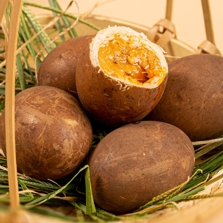 烤鸭蛋传统工艺红泥腌制沙软流油不齁咸真空盒装420G/盒（6枚装）