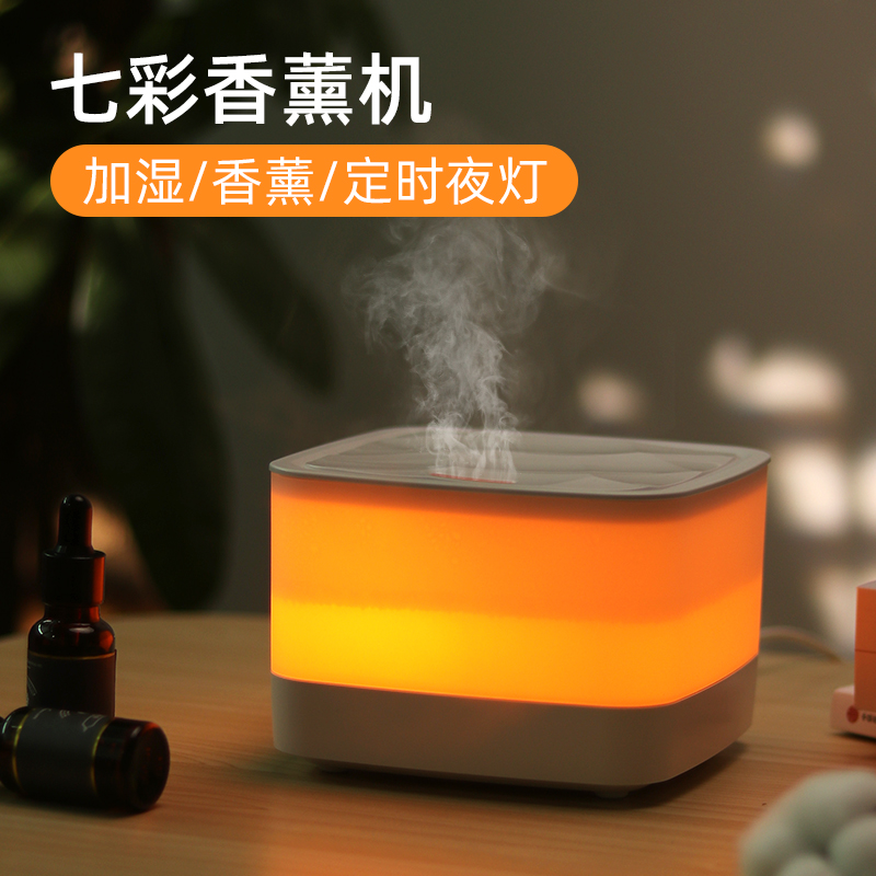 超声波香薰机家用桌面静音加湿器大雾量精油扩香机车载迷你创意