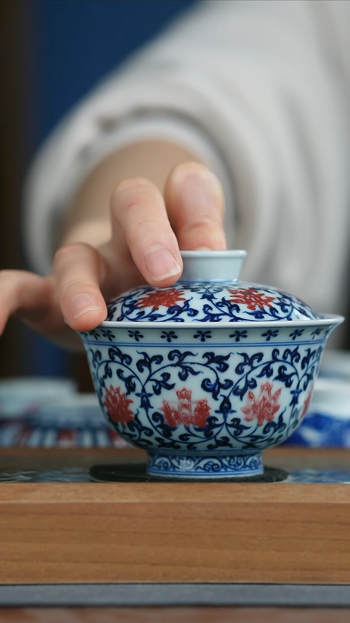 【闪购商品】压手杯同款盖碗 全品1260微瑕放漏