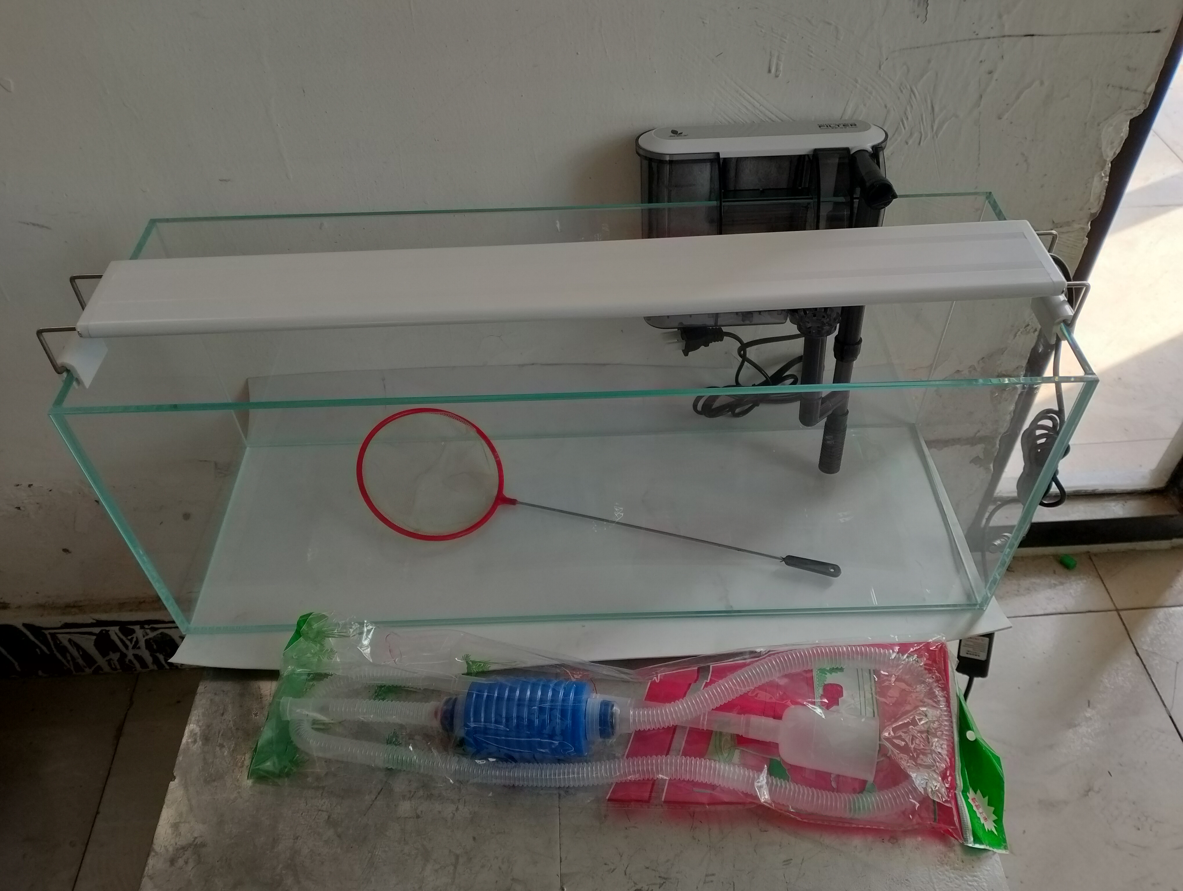 金晶超白玻璃阳台办公餐厅桌面鱼缸乌龟缸免换水懒人溪流缸长条缸