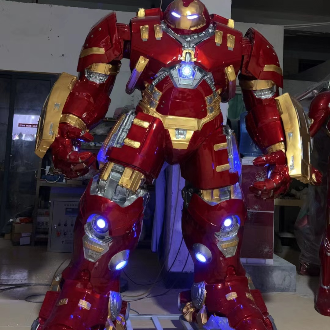 【潮玩】复仇者联盟手工陶瓷反浩克装甲1：1树脂版手办摆件创意玩具